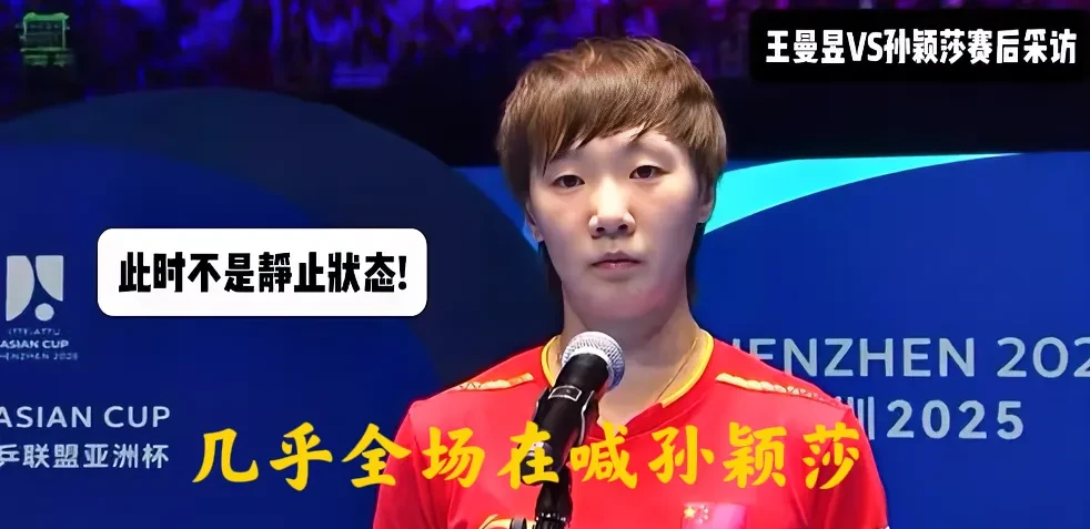 孙颖莎回归回归闪耀表现，国乒球迷集体呐喊的简单介绍